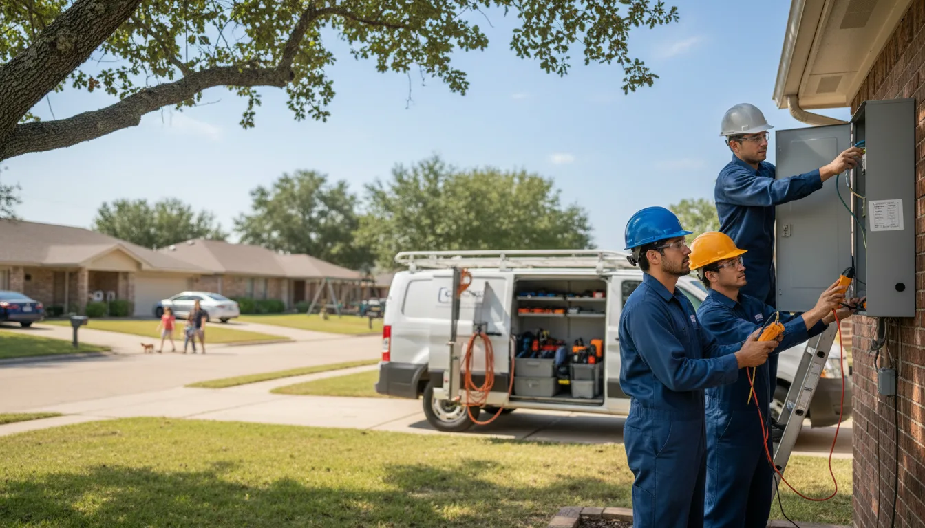 Certified electrician providing emergency electrical services in Munfordville, KY